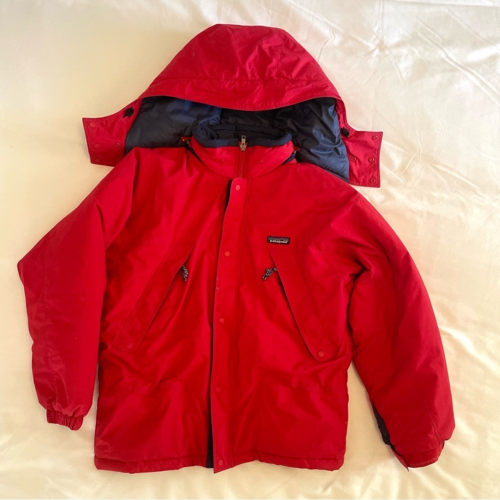 Vintage 1998 Patagonia Insulated Mountain Red Parka Jacket  65885